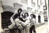 Foto: Despedida em 1974: Osny, J. Roberto, Milton, Kazuo e Walter