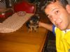 Foto: Eu e um dos meus cachorrinhos